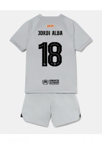 Barcelona Jordi Alba #18 Babyklær Tredje Fotballdrakt til barn 2022-23 Korte ermer (+ Korte bukser)